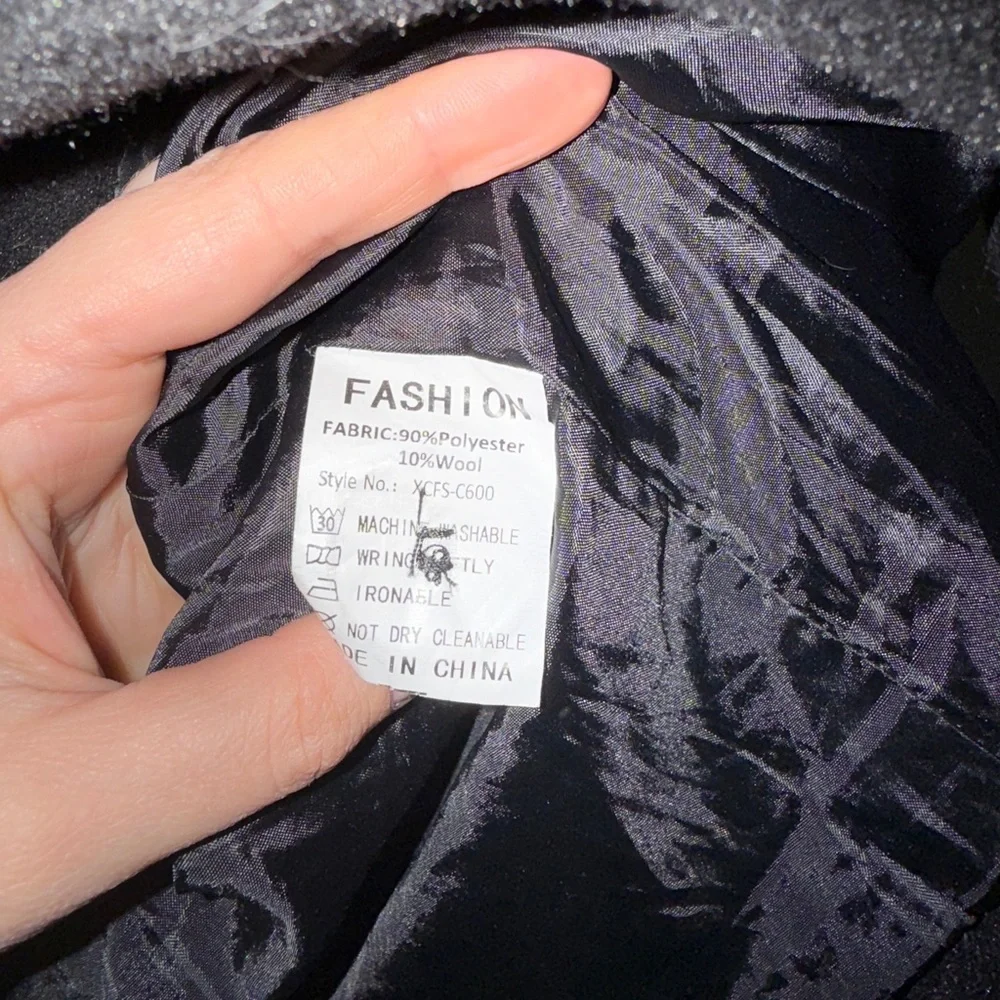 Black pea coat - Picture 5 of 5